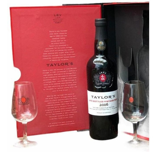 Estuche X1 Taylor´s Lbv + 2 Copas - Vino, Dop Porto - Oporto