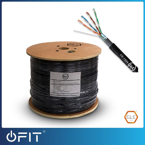 Imagen 5 de 6 de Cable Ftp Glc Bobina 305m Cat 5e Exterior Blindado