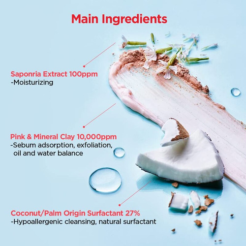 Coconut Clay Cleansing Foam 150ml
