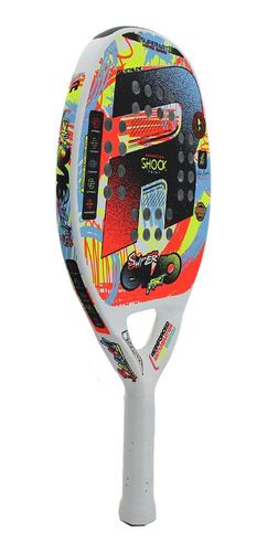 Raqueta Tenis Playa Super Evo Art Tubo Doble 100% Fibra