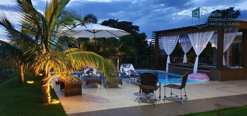Imagem 8 de 30 de Casa Toda Mobiliada Com 4 Suítes À Venda, 421 M² Por R$ 1.500.000 - Brisas Do Lago - Capitólio/mg - Ca0366