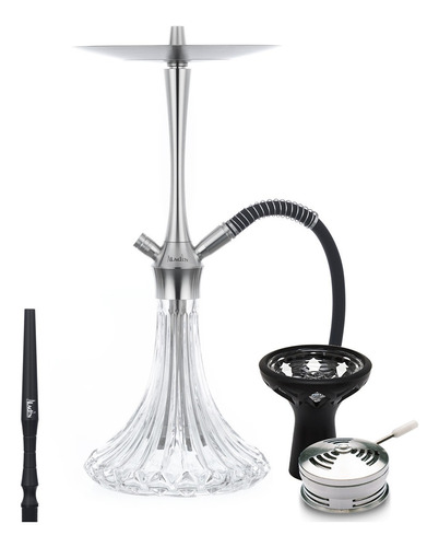 Shisha Aladin A46 Acero Quirúrgico/ Vidrio Templado (55cm)