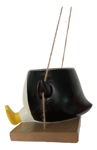 Maceta Oscilante De Pingüino Para Flores, Columpio, Maceta