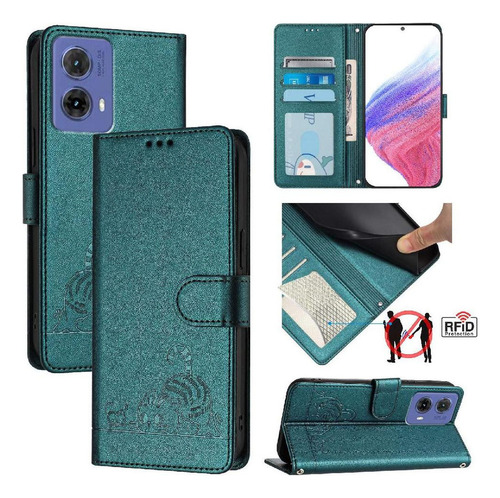 Funda For Motorola Moto G85 5g Cartera Con Tapa Con Ranura