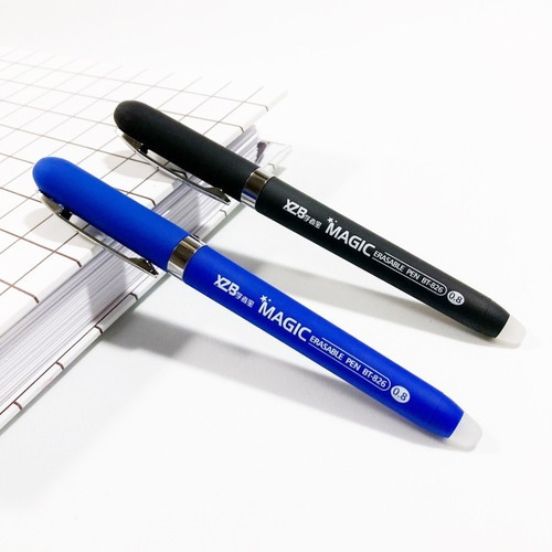 Lápiz Bolígrafo Tinta Azul Mágico Borrable 0,8mm