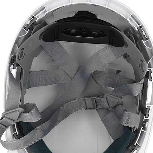 Casco De Trabajo De Seguridad Blanco Con Ventilación Abs Ant
