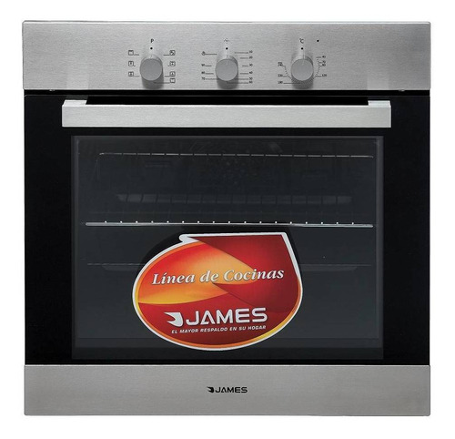 Horno Empotrable Eléctrico James Hee Inox 56l Acero Inox