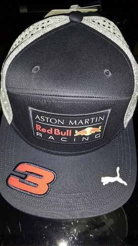 Novo Boné Aba Reta Red Bull Racing F1 Daniel Ricciardo 2018