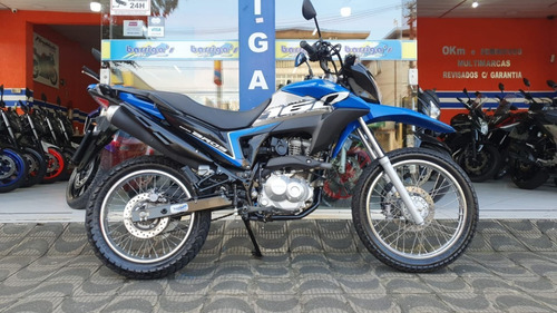 Imagem 2 de 6 de Honda Nxr Bros 160 Esdd 2020 Azul Garantia Fábrica