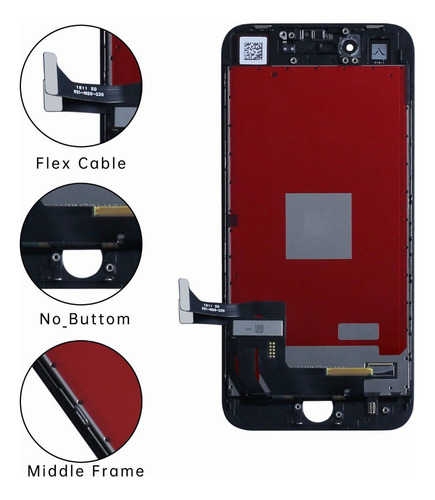 Pantalla Táctil Lcd Para iPhone 8 Negro A1863 A1905 A1906 (Usado)