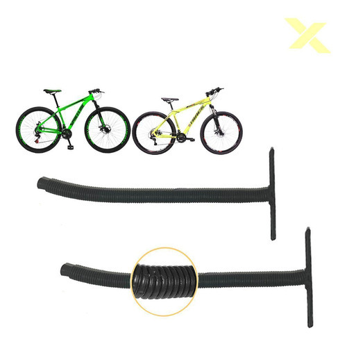 Suporte Horizontal De Parede Para 2 Bicicletas 1 Par