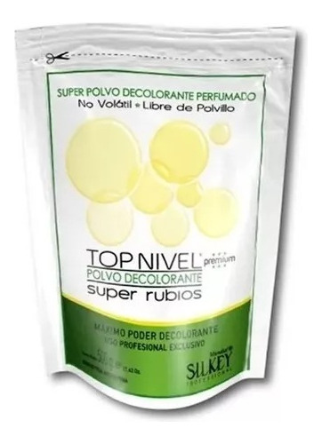 Decolorante Silkey  Top Nivel Premium Tono Luz Blanca