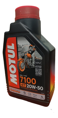 Aceite Motul Full Sintético 20w50 Motos Y Cuatriciclos 1l