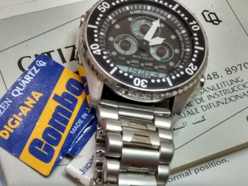 Citizen 8946 Combo Série Prata - Muito Novo