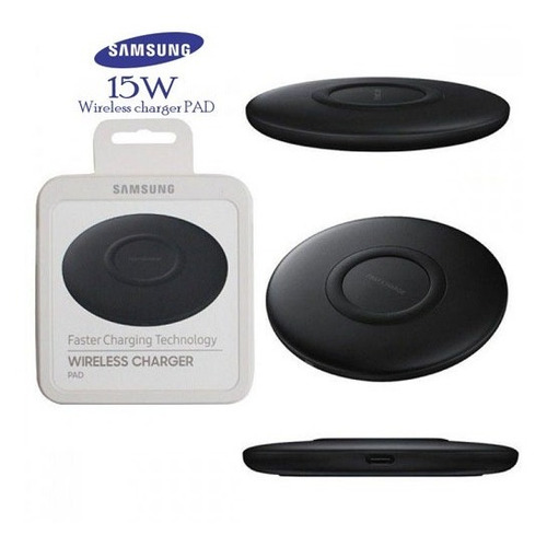 Imagem 2 de 3 de Carregador Sem Fio Samsung Ep-p1100bbegww Original