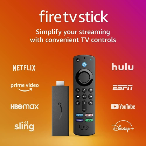 Imagen 1 de 5 de Fire Tv Stick 3nd Generación  Con Alexa Voice Remote