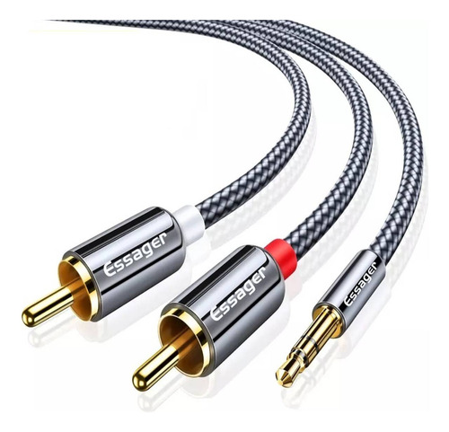 Cable Rca A 3.5 Mm Cable De Audio Jack De 3.5 Mm Aux 1.8 M