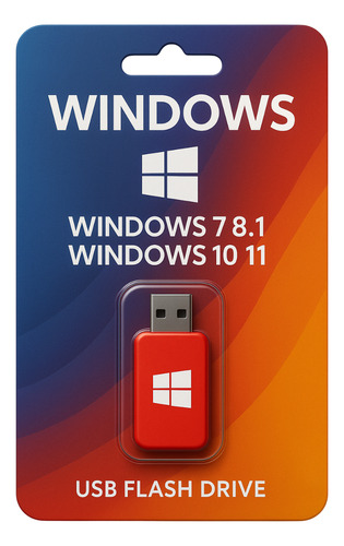 Pendrive Bootável Windows 7/8.1/10/11 Todas Versões + Bônus Preto