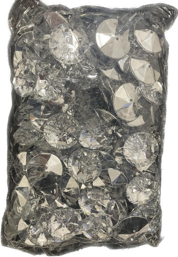 Boton Diamante Tapicero 28 Mm Bolsa Con 144 Pz