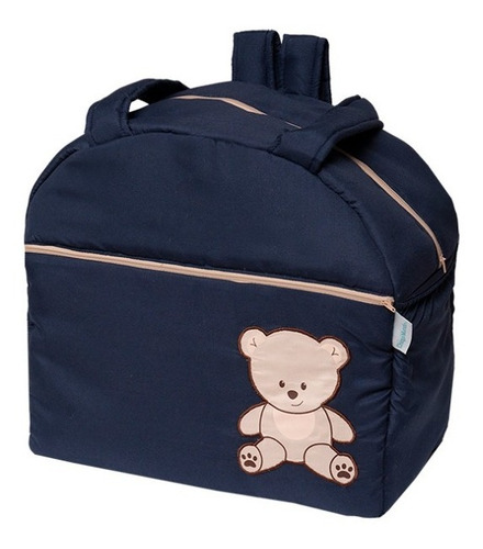 Pañalera Baby Blue Osito Niño Impermeable Chiqui Mundo