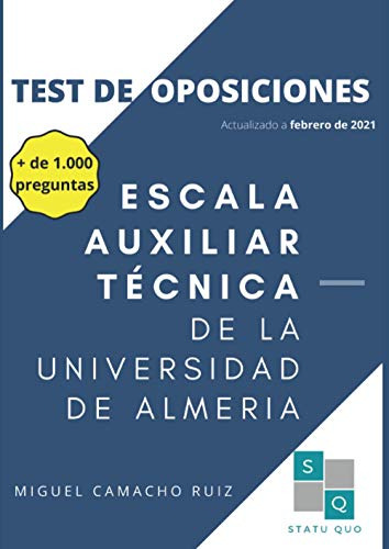 Escala Auxiliar Tecnica De La Universidad De Almeria: Test D