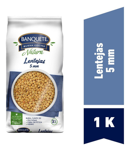 Lentejas De 5mm Banquete 1kg