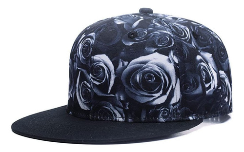 Gorra De Béisbol Con Visera Plana De Hip-hop De Sarga Ajusta