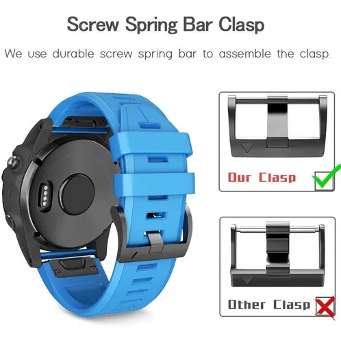 Malla Azul Para Reloj Garmin Fenix 5x/fenix 5x Plus/fenix 6x