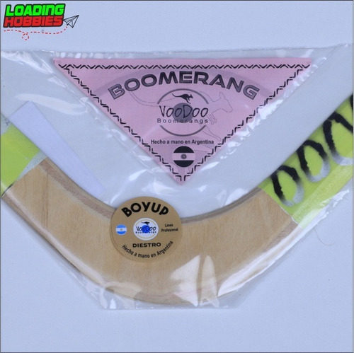 Imagen 3 de 8 de Boomerang Voodoo Boyup Madera Diestro 20 30 Metros Bumeran