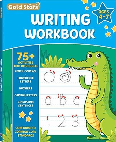 Book : Writing Workbook For Ages 4-7 With 75 Handwriting...