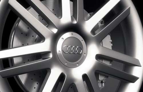 Insignia Adhesiva Centro De Llanta Audi X 1 Unid.