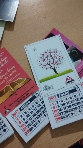 100 Tarjetas Comerciales C Imán Y Almanaque 2020