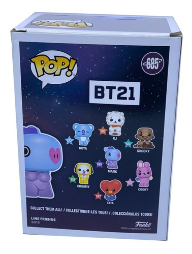 Funko Pop! Mang J-hope Bts Bt21 Con Holograma