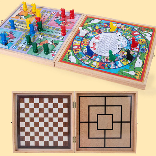 Para Juego De Juegos 4 En 1, Juego De Ludo, Juego De Mesa