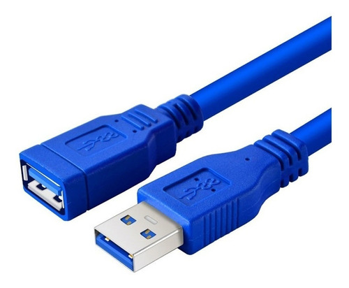 Cable 5 Metros Extensión Usb 3.0 De 5 Gbps - Macho A Hembra