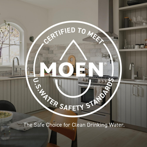 Grifo De Cocina Moen Align Cromado Con Mango Extraíble 7565