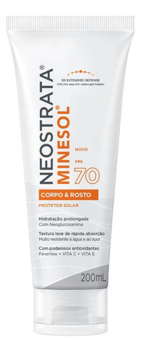 Kit Neostrata Minesol Oil Control + Corpo E Rosto Fps70