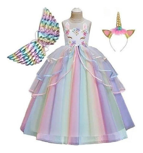 Disfraz De Unicornio For Niña Vestido De Unicornio Poni