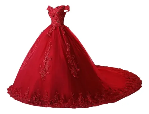 Vestido de 15 rojo vino new arrivals