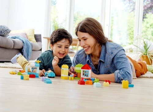 Imagem 5 de 8 de 10913 - Lego Duplo Infantil Educativo Caixa De Peças Verde