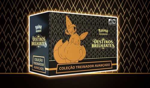 Imagem 2 de 2 de Pokémon Box Treinador Avançado Destinos Brilhantes - E T B