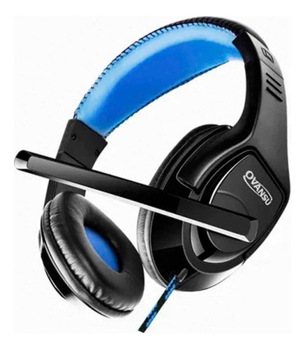 Auriculares Gamer Ovansu Osau10 Microfono Pc Ps4 Xbox Chat Color Turquesa Color De La Luz N/a