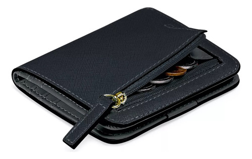 Cartera Pequeña Para Mujer Con Bloques Rfid, Monedero Pequeñ