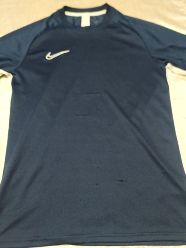 Camiseta Nike Azul Talle M Deportiva Usada 