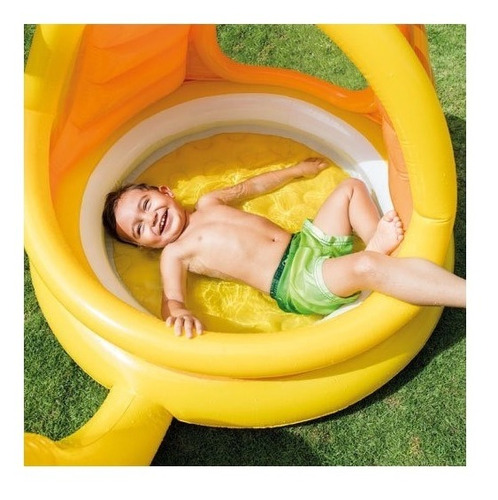 Imagen 3 de 3 de Pileta inflable Intex 57124 53L amarilla