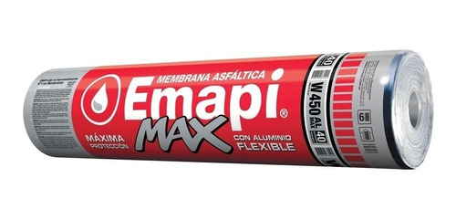 Membrana Asfaltica Aluminio Flexible De 40 Kg Emapi