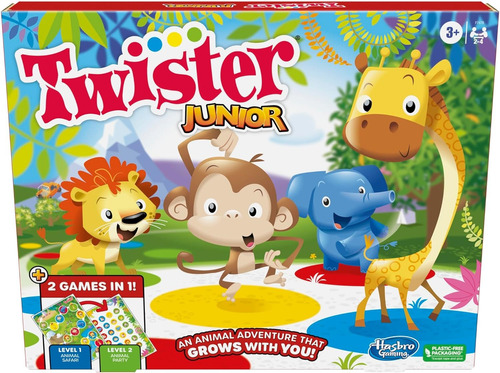 Twister Junior Aventuras De Animales 2 Caras