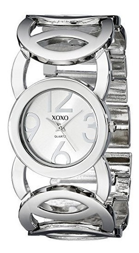 Reloj Xo5210 Plateado Xoxo Para Mujer Con Brazalete Con Esla