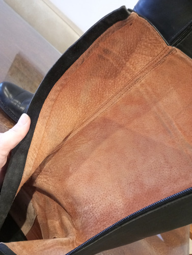 Botas De 100% Cuero, Mujer 39/40 Poco De Uso. (Usado)