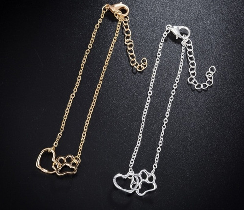 Pulseira Amor Pet (dourado/prateado)